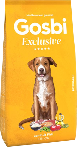 Сухой корм для собак Gosbi Exclusive Junior Lamb & Fish Для щенков - фото
