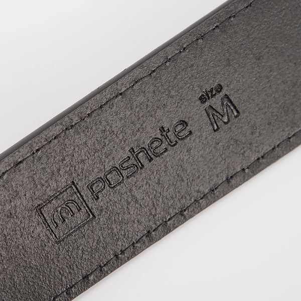 Ремень мужской Poshete 512-82575-M-BLK