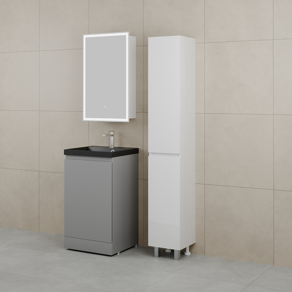 Тумба с умывальником Symbolite Батлер Люкс Plus 1 ящик + Asti 50x45 - фото