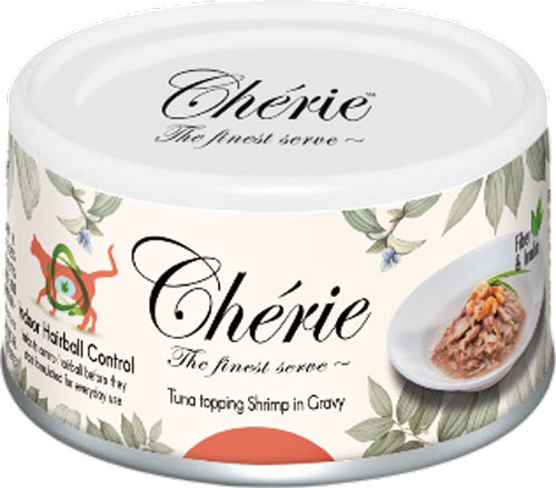 Влажный корм для кошек Pettric Pet Foods Cherie Hairball Formula Тунец с креветкой в подливе - фото