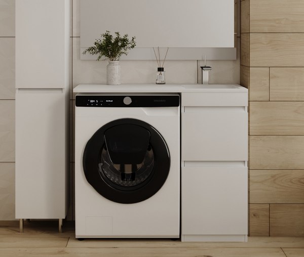 Тумба с умывальником Symbolite Даллас 100 Люкс Plus + Estetus Даллас 100x48 - фото