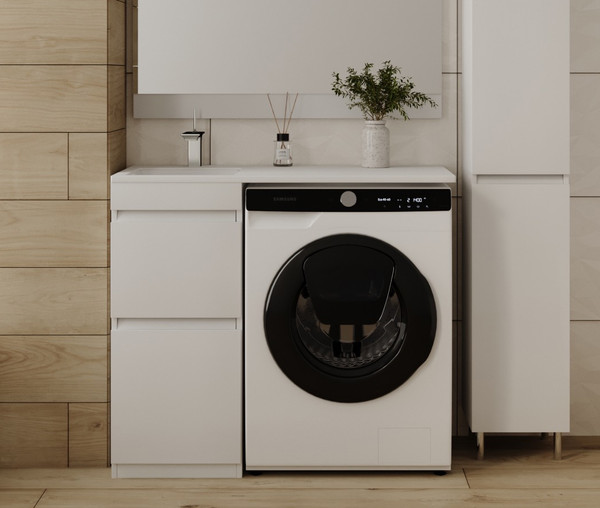 Тумба с умывальником Symbolite Даллас 100 Люкс Plus + Estetus Даллас 100x48 - фото