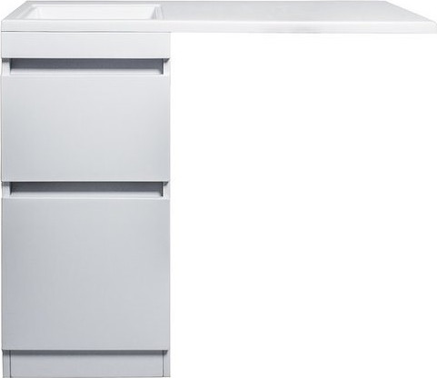 Тумба с умывальником Symbolite Даллас 100 Люкс Plus + Estetus Даллас 100x48