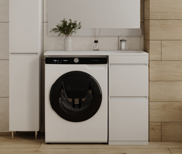 Тумба с умывальником Symbolite Даллас 100 Люкс Plus + Даллас 100x48 - фото