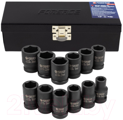 Набор головок слесарных Forsage F-4129-5MPB - фото