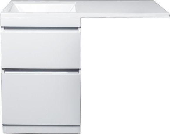 Тумба с умывальником Symbolite Даллас 110 Люкс Plus + Estetus Даллас 110x48