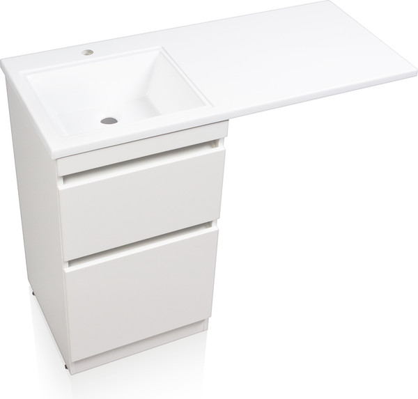 Тумба с умывальником Symbolite Даллас 110 Люкс Plus + Estetus Даллас 110x48