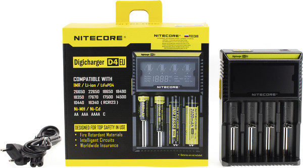 Зарядное устройство для аккумуляторов Nitecore D4 / 11480