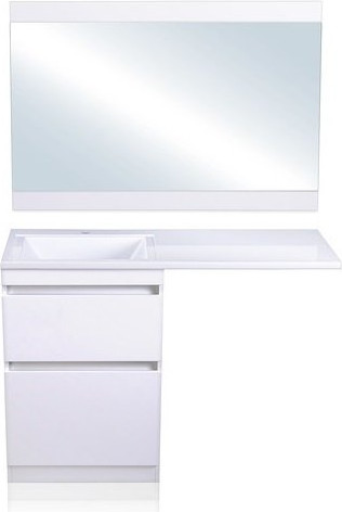 Тумба с умывальником Symbolite Даллас 120 Люкс Plus + Даллас 120x48