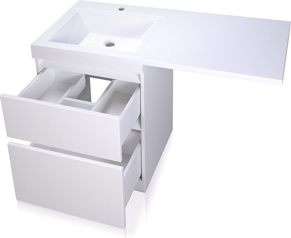 Тумба с умывальником Symbolite Даллас 120 Люкс Plus + Даллас 120x48