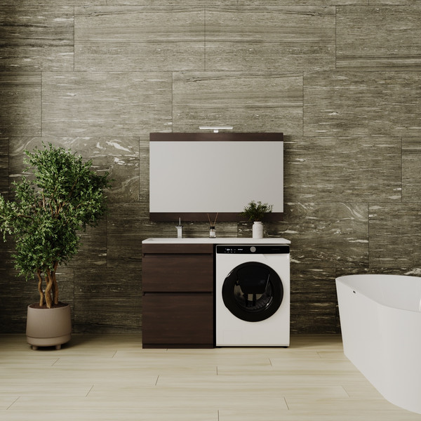 Тумба с умывальником Symbolite Даллас 120 Люкс Plus + Даллас 120x48