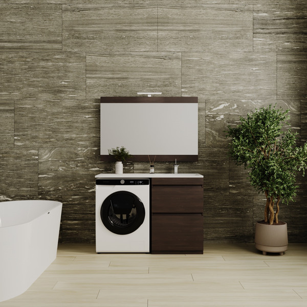 Тумба с умывальником Symbolite Даллас 120 Люкс Plus + Даллас 120x48