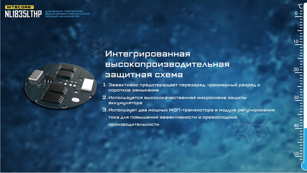 Аккумулятор Nitecore NL1835LTHP / 21871