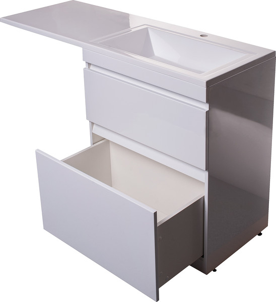 Тумба с умывальником Symbolite Даллас 130 Люкс Plus + Даллас 130x48.2