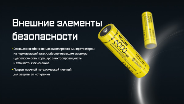 Аккумулятор Nitecore NL2160 / 348