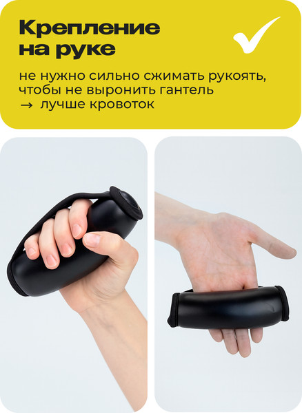 Набор гантелей Proiron Мягкие по 0.5кг / Г2005МЧ