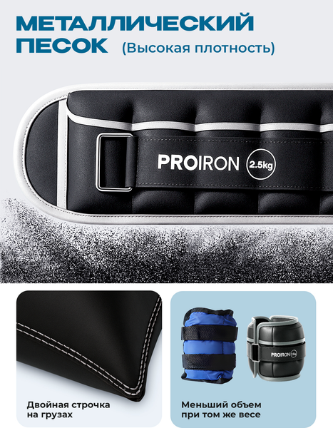 Комплект утяжелителей Proiron УТ225Ч