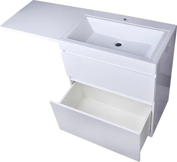 Тумба с умывальником Symbolite Даллас 140 Люкс Plus + Даллас 140x48.2