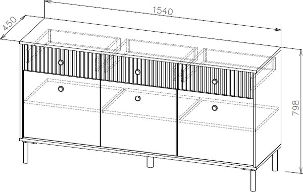 Тумба Arvento Сингапур К