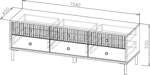 Тумба Arvento Для телевидеоаппаратуры Сингапур К