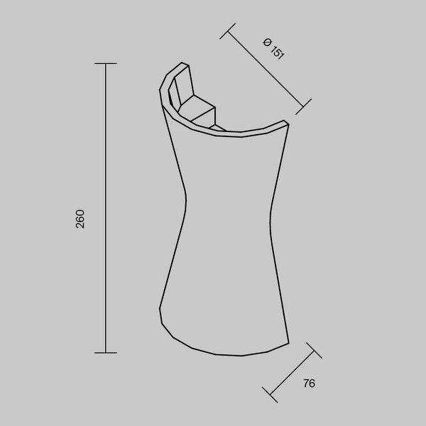 Бра Maytoni C123WL-GU10-02-W