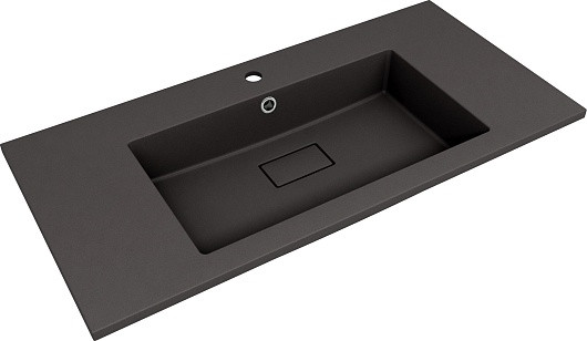 Тумба с умывальником Symbolite Манхэттен 100 Plus 2 ящика + Line 100x48