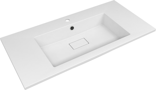 Тумба с умывальником Symbolite Манхэттен 100 Plus 2 ящика + Line 100x48