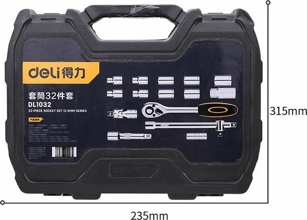 Универсальный набор инструментов Deli EDL1032