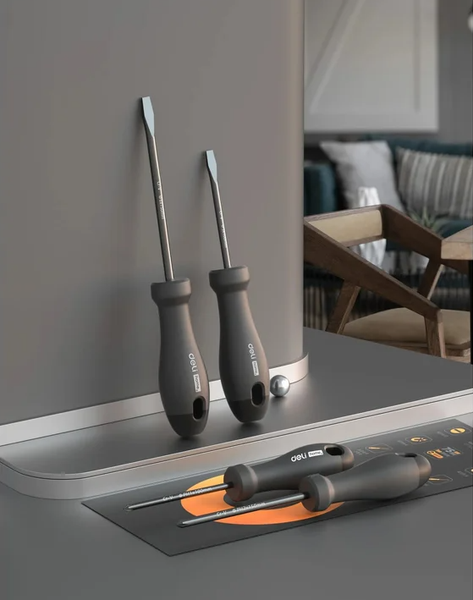 Набор отверток Deli Soft Touch / HT1004