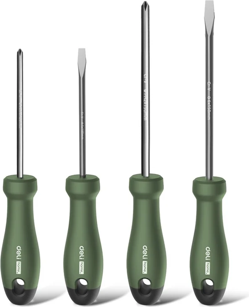 Набор отверток Deli Soft Touch / HT1004L - фото