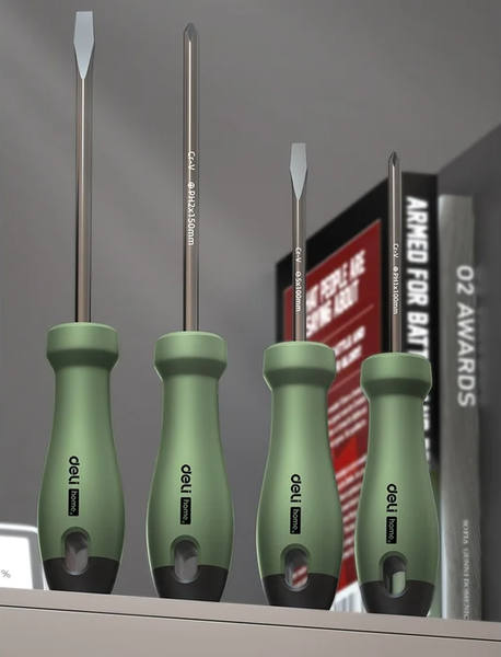 Набор отверток Deli Soft Touch / HT1004L