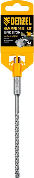 Бур Denzel 8x265мм SDS Plus / 705308 - фото