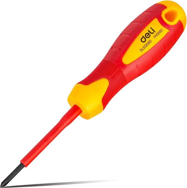 Отвертка Deli Диэлектрическая / EDL513060 - фото