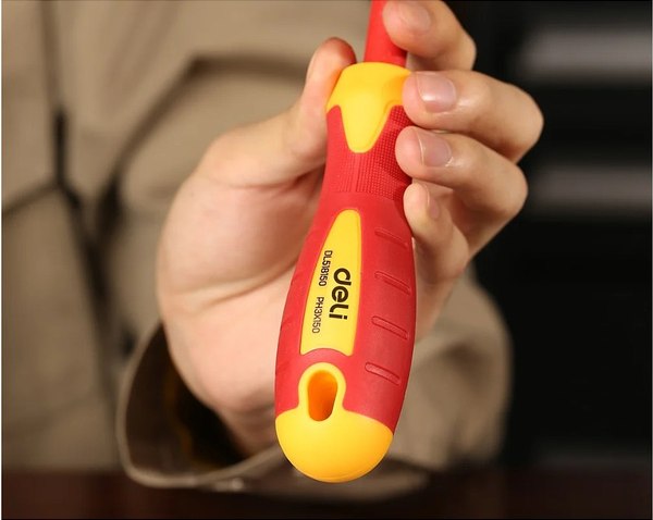 Отвертка Deli Диэлектрическая / EDL518150