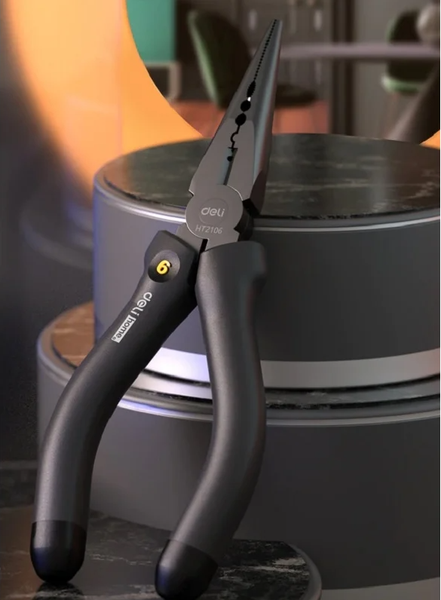 Длинногубцы Deli Soft Touch / EHT2106