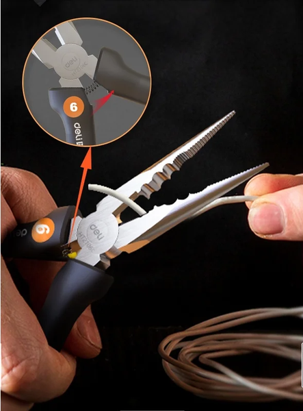 Длинногубцы Deli Soft Touch / HT2106C