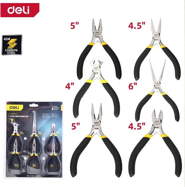 Набор губцевого инструмента Deli EDL103205-6