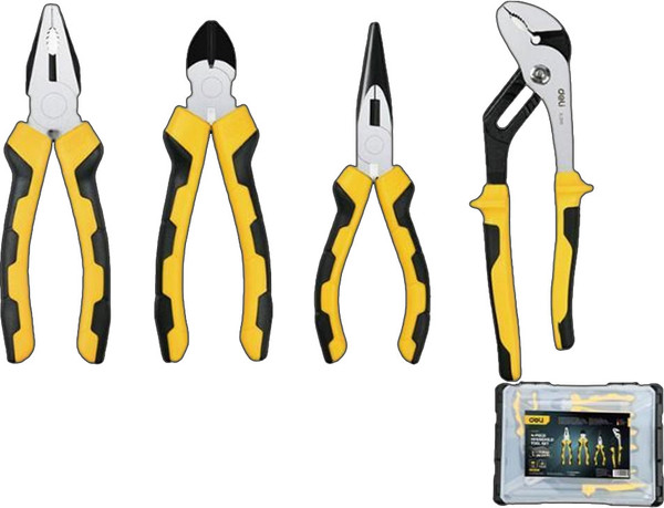 Набор губцевого инструмента Deli EDL1204 - фото