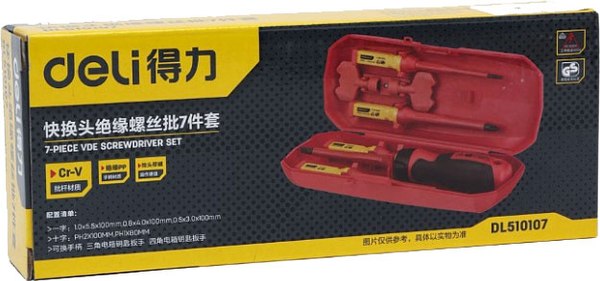 Набор отверток Deli DL510107