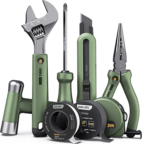 Универсальный набор инструментов Deli Soft Touch / EHT0008L - фото