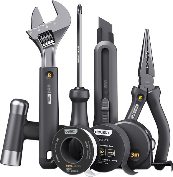 Универсальный набор инструментов Deli Soft Touch / EHT0008 - фото