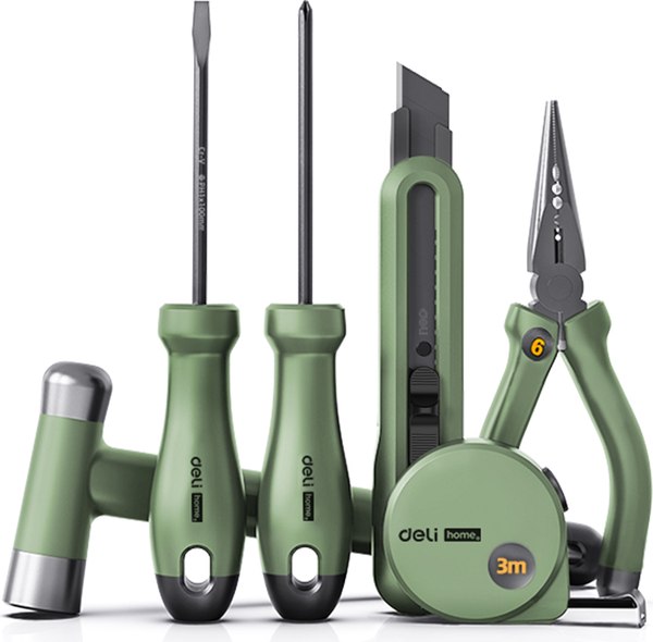 Универсальный набор инструментов Deli Soft Touch / EHT0006 - фото