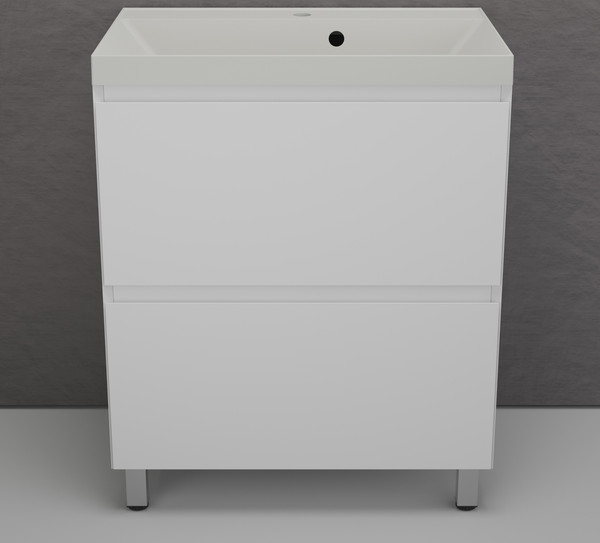 Тумба с умывальником Symbolite Манхэттен 70 Plus 2 ящика + Asti 70x45 - фото