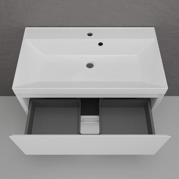 Тумба с умывальником Symbolite Манхэттен 70 Plus 2 ящика + Asti 70x45