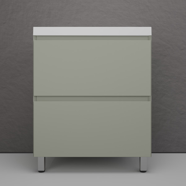 Тумба с умывальником Symbolite Манхэттен 70 Plus 2 ящика + Asti 70x45