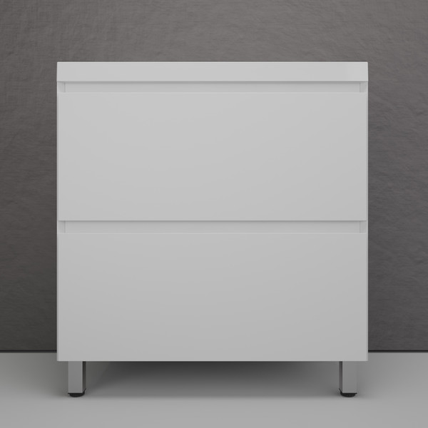 Тумба с умывальником Symbolite Манхэттен 80 Plus 2 ящика + Asti 80x45