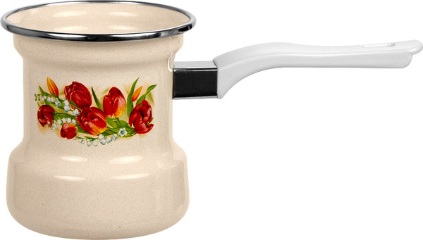 Турка для кофе Лысьвенские эмали Ласковый май / С-4103АП/4Жм - фото