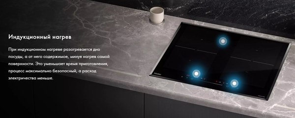 Индукционная варочная панель Haier HHK-Y64TJVB