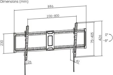 Кронштейн для телевизора Ultramounts UM852T