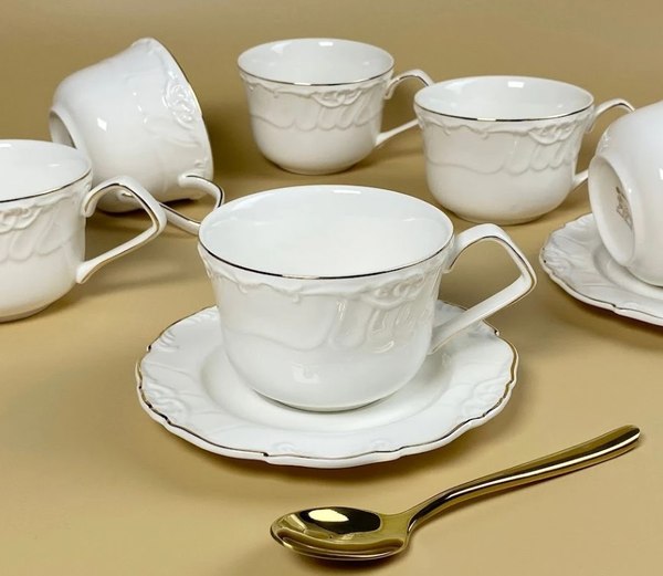 Набор для чая/кофе Lenardi Крокус Золото 109-236